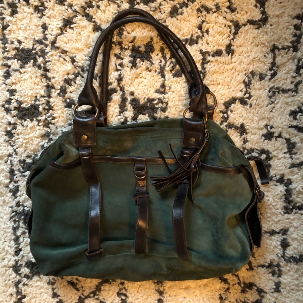 Wanama Argentina Suede and Leather Bag